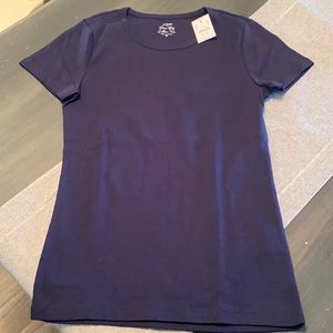 NWT J. Crew Fine Rib Cotton Tee